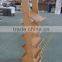 wooden bread display