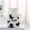 Direct Manufacturer 12 OZ Ceramic Cow Design Milk Mugs