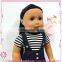 White & black Striped doll clothes Wholesale doll t-shirts 18 inch