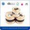 Elegant round cardboard gift box white round boxes template