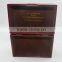 Handmade large capacity red wooden packaging boxes