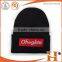 Customized winter hat knitted hat beanies 100% polyester