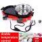 electric bbq grill with hot pot,bbq machine,hot pot,electric hot pot,electric hot pot grill,