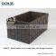 woven leather clothing storage boxes, kids storage container