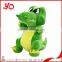 China manufacturer stuffed dinosaur toy , green dinosaur plush toy