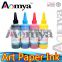 Aomya Waterproof Art Paper inject Ink. Bulk ink For Epson For Epson Stylus Photo R2400/7800/9800/7880C/4880C