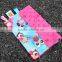 New Sale 16cmX22cm Hot Pink Minky Drooling Pad with Lovey Owl Pattern