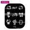 DIY metal stamping nail art