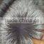 Natural color fur pelt real Silver Fox