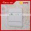 BIHU pure white flat face panel electrical 2 gang wall switch
