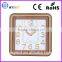 Antique home decoration items plastic dimetric 17 inch wall clock