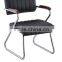 Mesh office meeting chairs with armrest conference chair without wheels