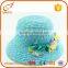 Flower decoration top selling products 2016 panama lady hat straw hats