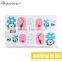 Fluorescent Green Smile Face Full Children Nail Wraps