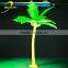 Hot sale neon palm tree lighted artificial tree