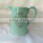 hot sale colored ceramic garden pitcher