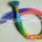 pretty rainbow hair extension ombre hair extension colorful multi colored hair extensions