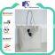 Wellpromotio fashion promotional fabric beach bags with rope straps