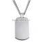 High Polish Engraveable Personalized Blank Stainless Steel Dog Tag