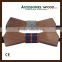 2015 hot selling wooden Bow ties customized wooden bow tie with gift box
