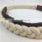 Braid cotton cord belt for garment
