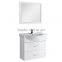 shining mirorred hang bathroom cabinet sanitary with self