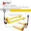 Hand forklift pallet truck super long and super width
