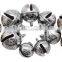 Sleigh Bell With Leather Strap Handing on the Door for Christmas Decoration