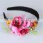 Factory Direclty Handmade Summer Flower Head Band Jewelry