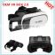 Factory Hot sex video cardboard 3d vr glasses virtual reality equipment vr box with remote bluetooth control
