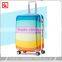 suitcase luggage colorful hard shell rainbow luggage french