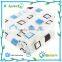100% cotton baby muslin square swaddle blanket