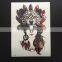 WX- 043 Custom Classic Beauty Temporary Black Tattoos/ Waterproof CMYK Tattoo Sticker/