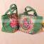 Cheap handbags in green new design China Tribal woman handbags