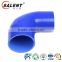 high pressure heat resistant 22mm to 16mm blue 90 degree auto silicone reducer elbow hose