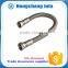 flange joint or male end 800 bar ptfe hose braided with stainless steel