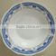 ceramic silver rim cheap white deep plate dinner set ,certificates cheap ceramic plate dishes