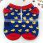 New Design Red Blue Sock With Baby Duck
