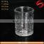 Factory wholesale high quality crack effect glass candle jar for decoration