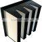 Large dust holding V type HEPA Air Filter price,V bank HEPA filter