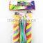 Cheap Rainbow Handle Cotton And Rubber Skipping Rope