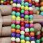 Top selling 2016 DIY jewelry cheap bracelet earring necklace wholesale amazon rainbow STONE color beads
