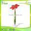 2015 Hot fashion rubber flower ballpoint pen, pen flower