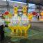 Rotating kangaroo jump amusememnt equipment, theme park amusement ride
