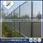 woven wire mesh chain link fence penal top barbed wire