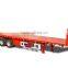 Hot sale 3 axle 40ft semi trailer flatbed trailer dimensions