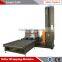 Online fully automatic pallet wrapping machine with cutting clamping film system