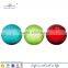 blue large colored decorative hollow glass balls
