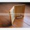 2014 new design double handmade high quality unfinished wooden photo frame