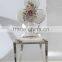Foshan furniture European stainless steel chairs for living room